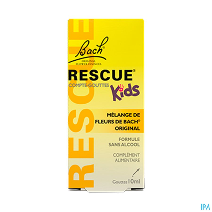 vignette RESCUE KIDS COMPTE-GOUTTES FRAISE 10ML
