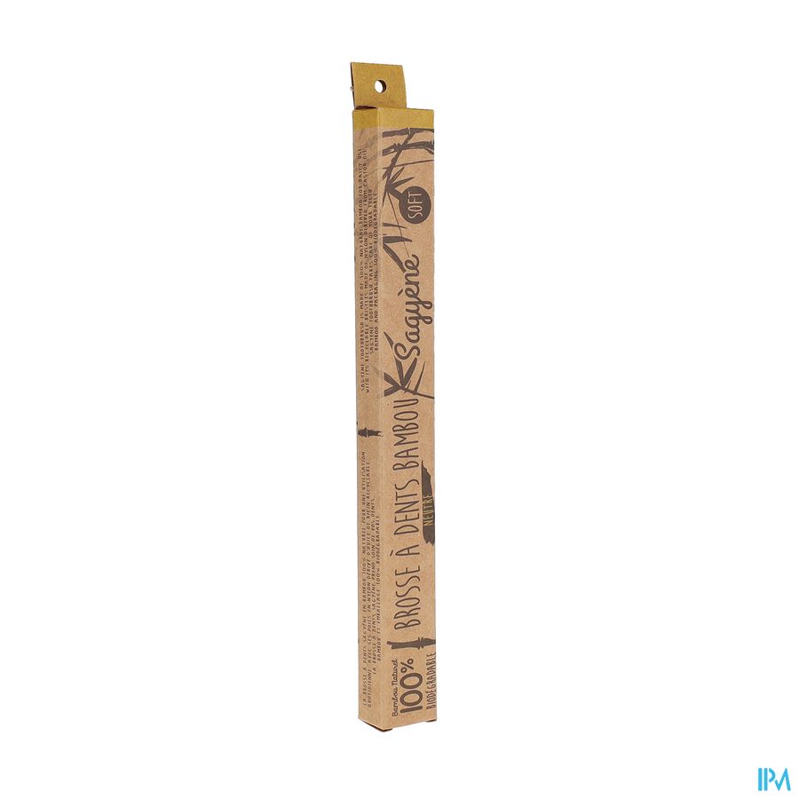 vignette SAGYENE BROSSE DENTS BAMBOU NEUTRE