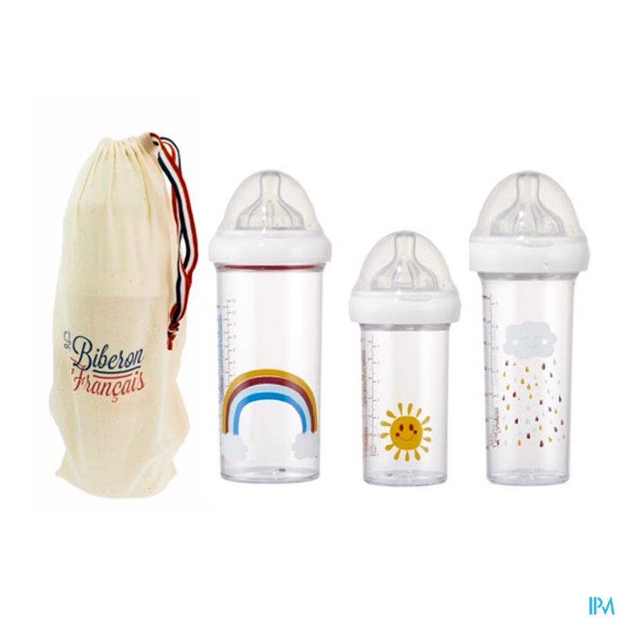vignette TETRA SET 3 BIB RAINBOW