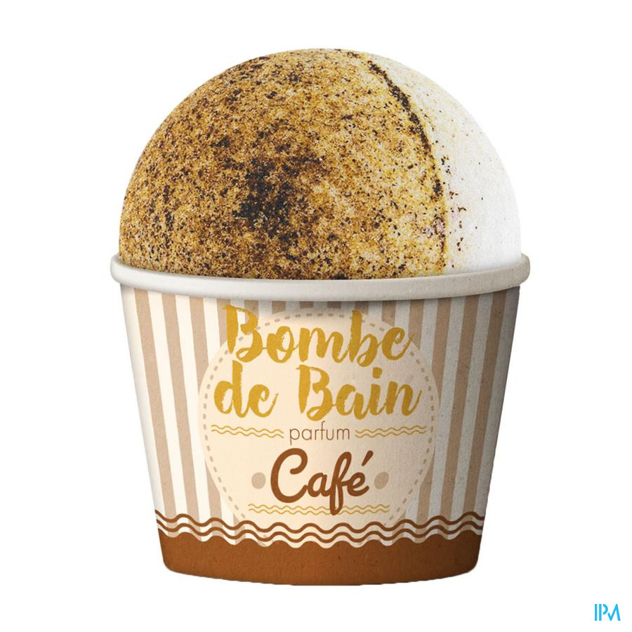 vignette Les Petits Bains De Provence Bombe De Bain Cafe 115g
