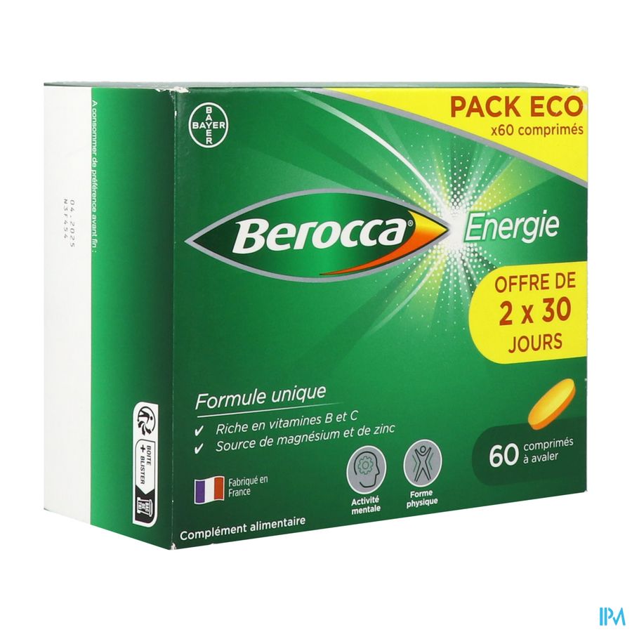 vignette BEROCCA ENERGIE CPR AVAL BT60