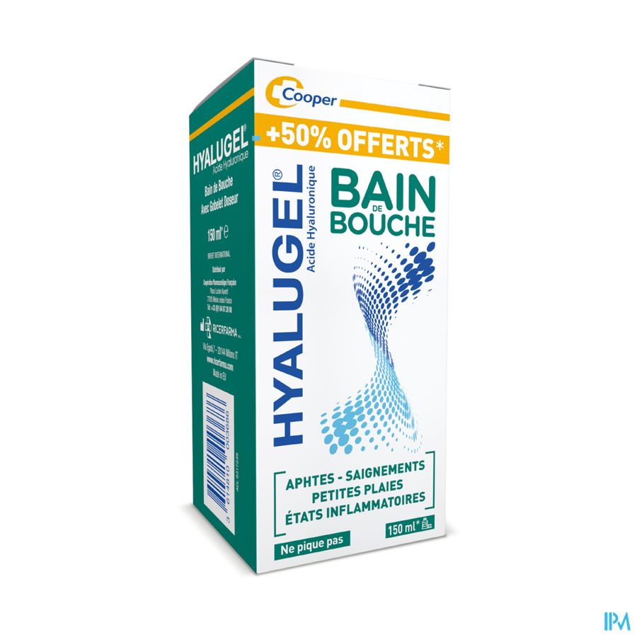 vignette Cooper Hyalugel Bain De Bouche 150ml