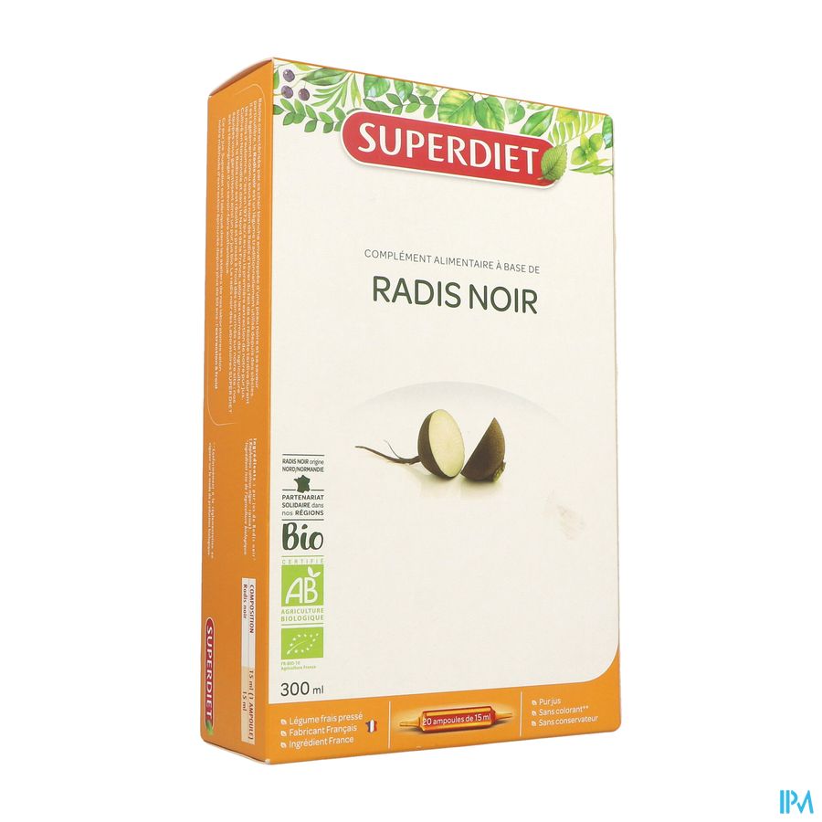 produit SD JUS RADIS NOIR20AMP