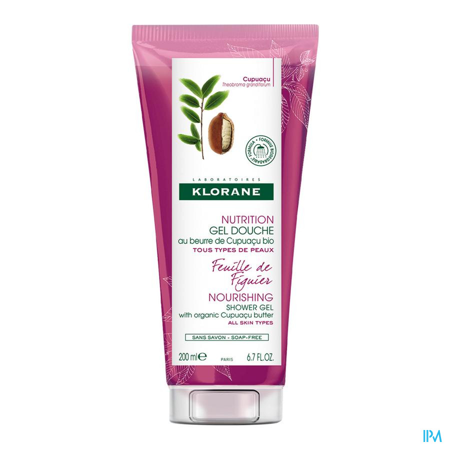 vignette Klorane Gel Douche Nutritif Feuille De Figuier Tube 200ml