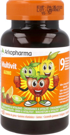 produit Azinc Multivit Gommes Vitaminee 60