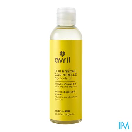 vignette Avril Huile Seche Corporelle Certifiee Bio 200ml