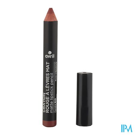 produit Avril Crayon Rouge A Levres Mat Rose Crepuscule Certifie Bio 2g
