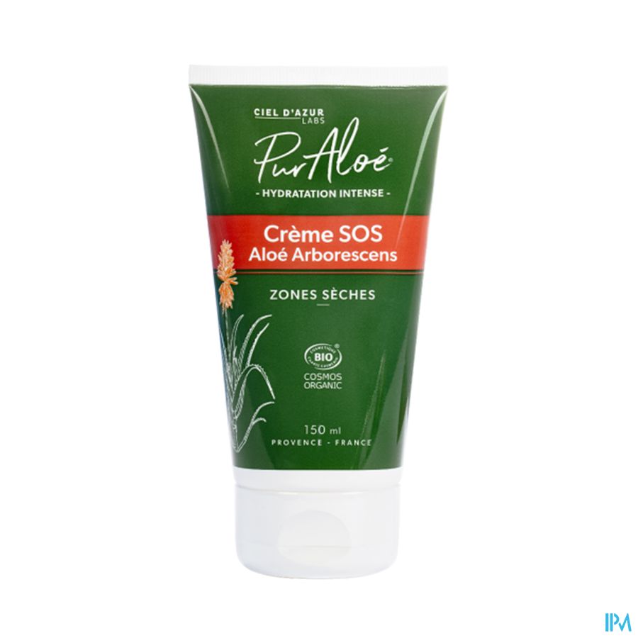 vignette PUR ALOE HYDRATAT INT CR SOS 150ML BIO