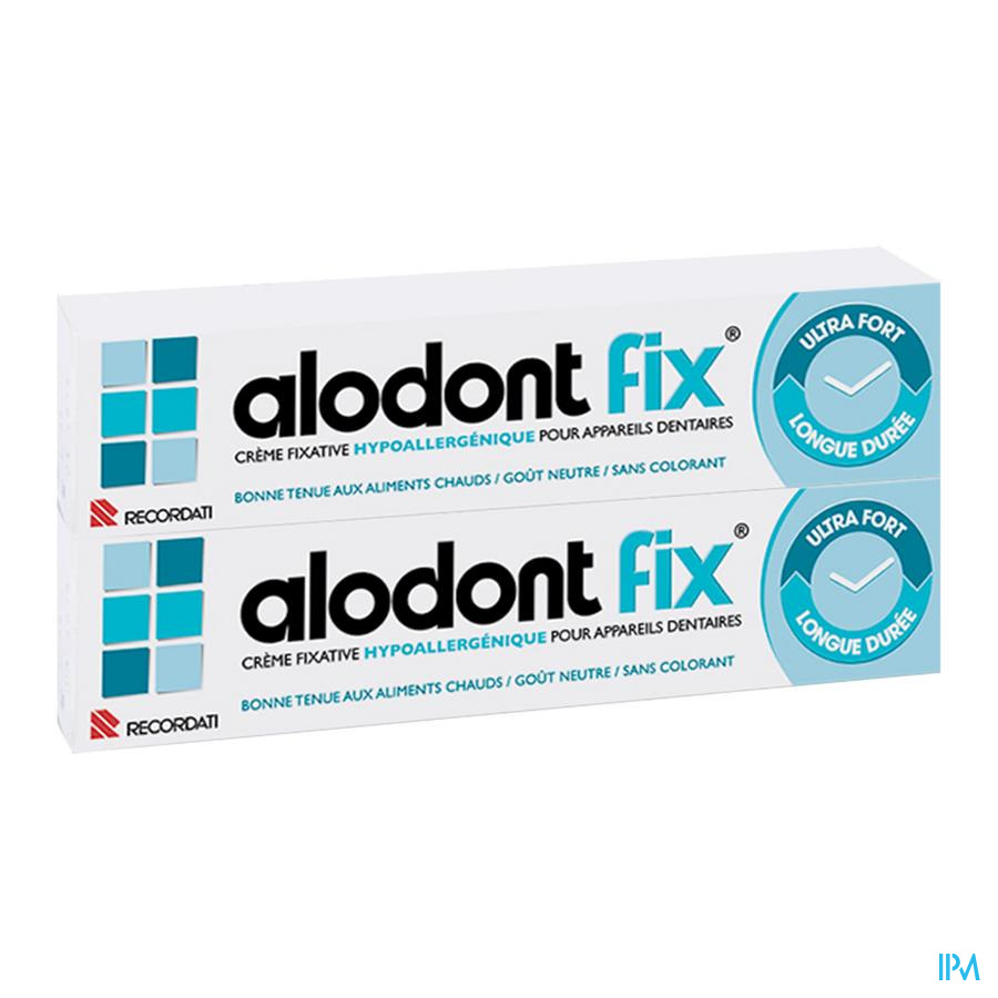 vignette Alodont Fix Creme Fixative Appareil Dentaire 50g X2