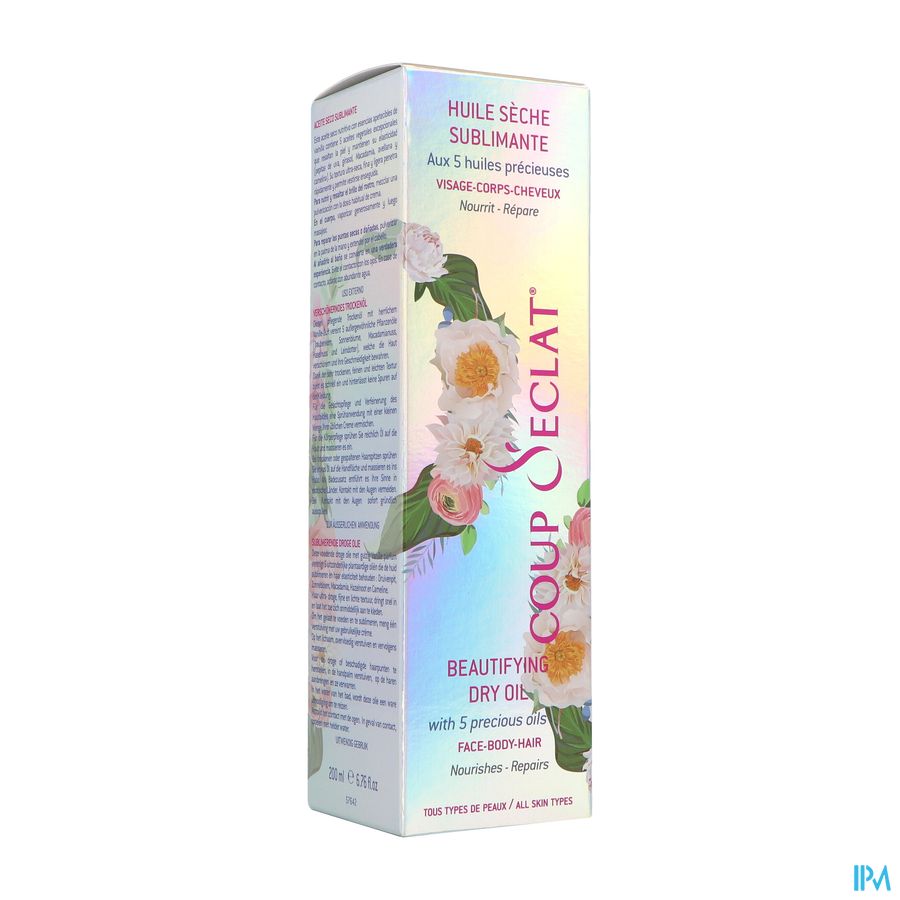 produit Coup D'eclat Hle Seche Visage Corps Cheveux 200ml