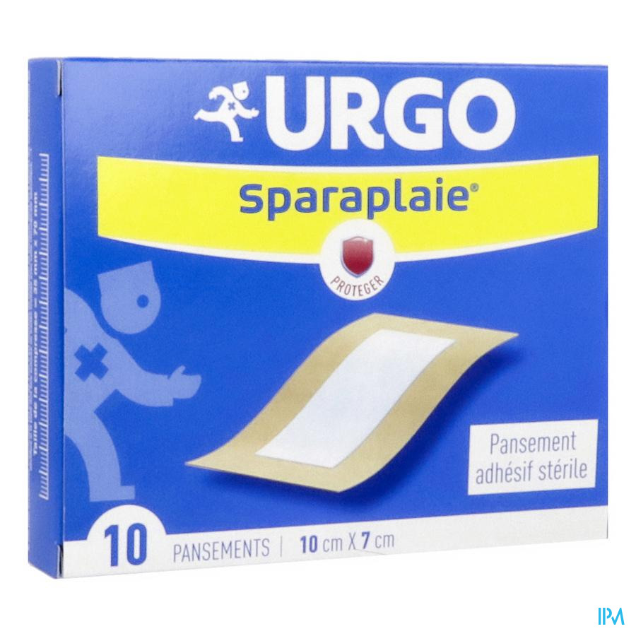 vignette Sparaplaie Pansement Adhesif 10cm X 7cm 10
