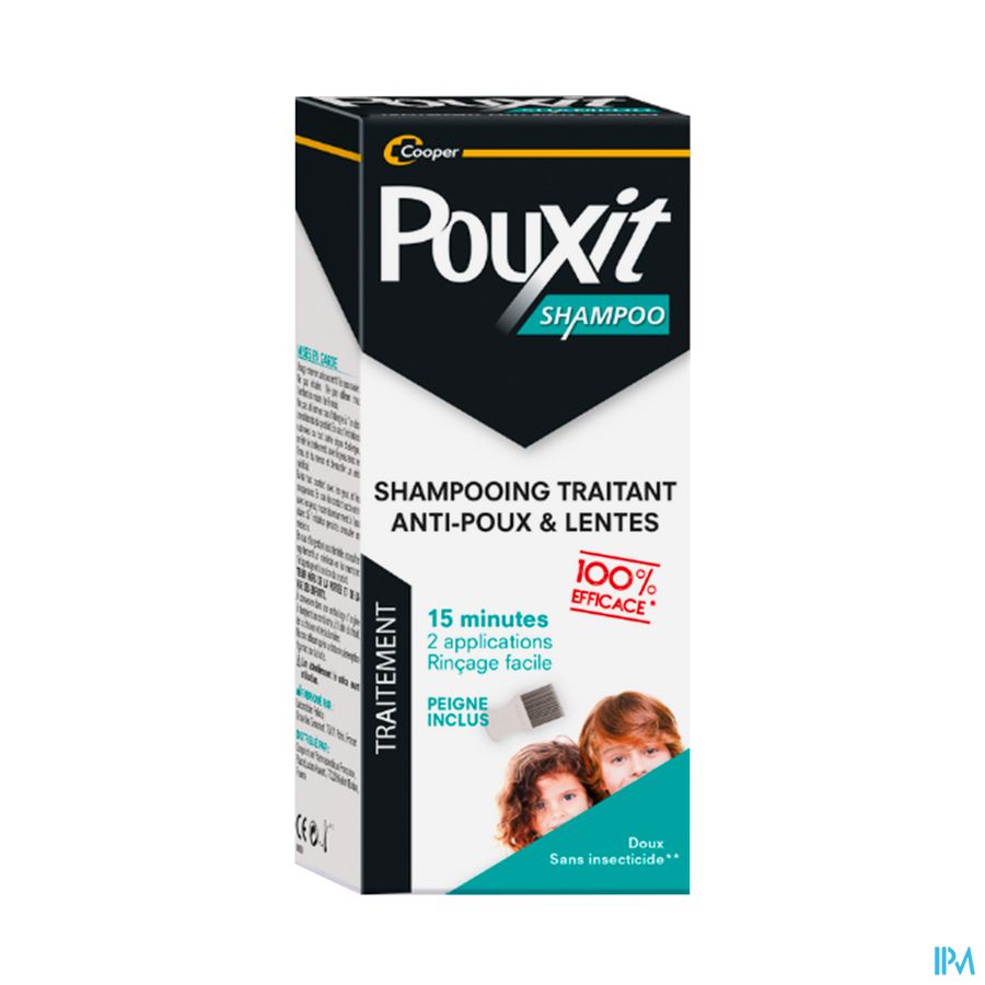 produit Cooper Pouxit Shampooing Antipoux Lentes 200ml