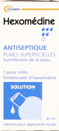 vignette HEXOMEDINE 1 POUR MILLE FL 45ML