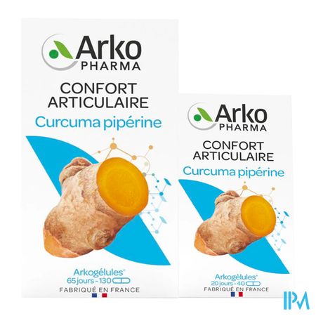 vignette Arkopharma Arkogelules Curcuma Piperine Bio Gelule 130 + 40