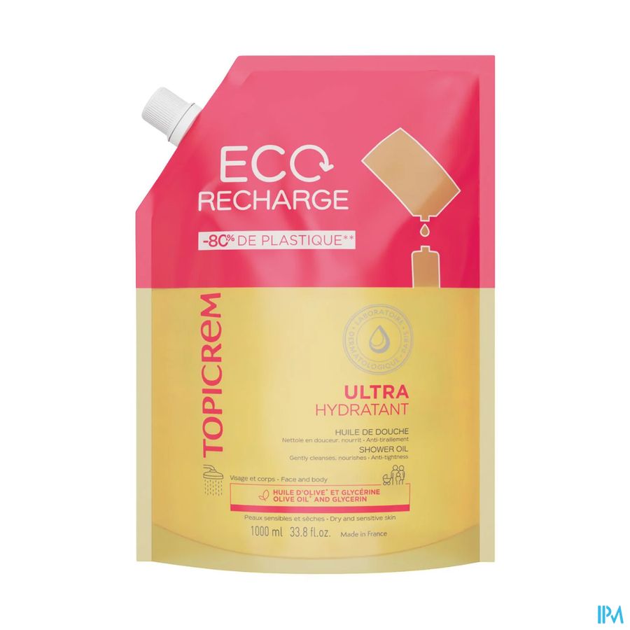 vignette TOPICREM ULTRA HYDR HLE DCHE ECO RECH 1L