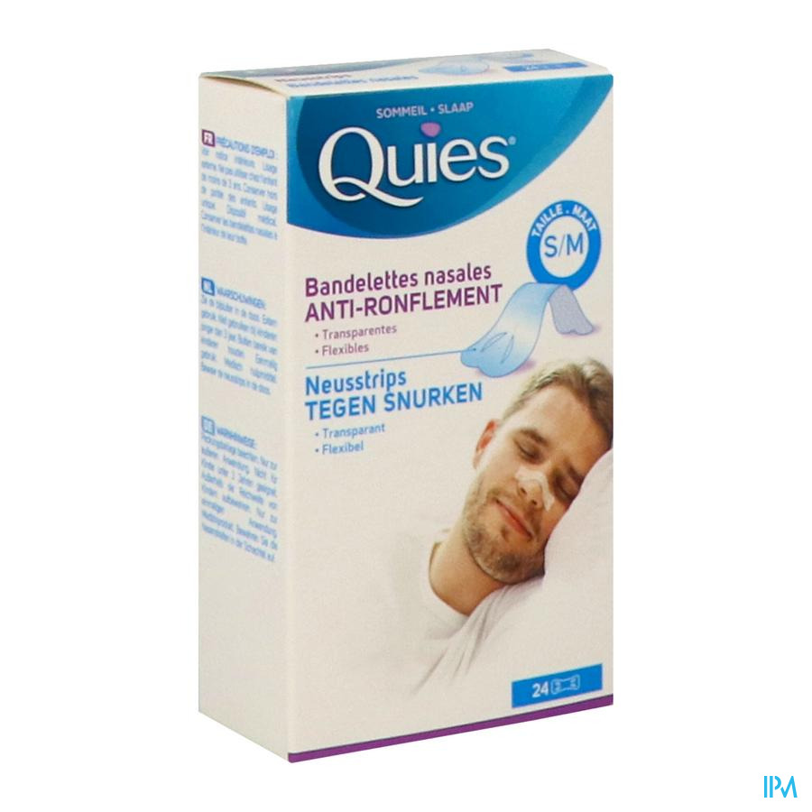vignette Quies Antironflement Bandelette Nasale Petit 24