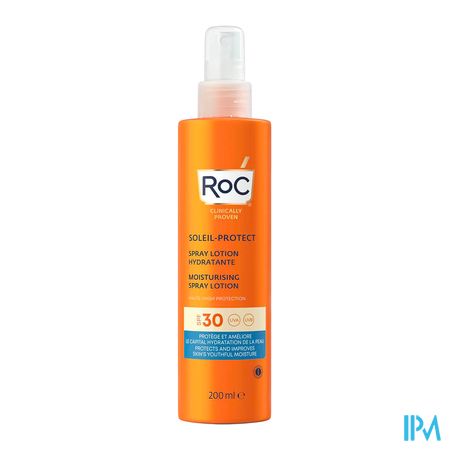 vignette Roc Soleil Protect Corps Spray Lotion Hydratante Spf30 200ml