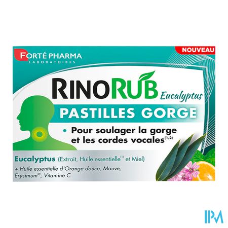 vignette Forte Pharma Rinorub Pastilles A Sucer Gorge 20