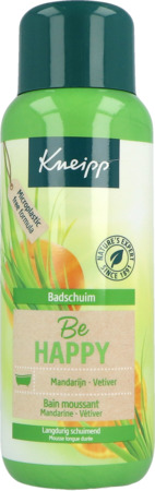 produit Kneipp Bain Moussant Mandarine Vetiver Be Happy 400ml
