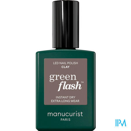 vignette Manucurist Green Flash Vernis A Ongles Clay 15ml
