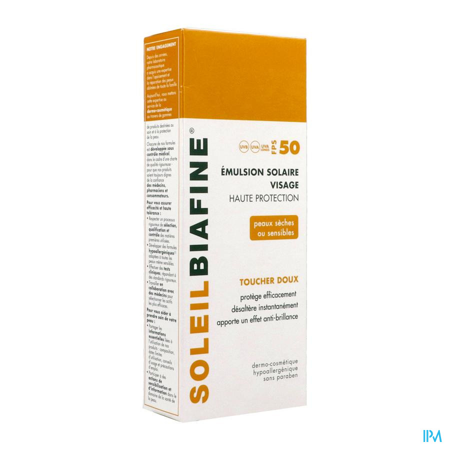 vignette Soleilbiafine Emulsion Toucher Doux Spf50 50ml