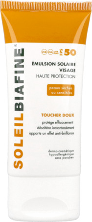 produit SOLEILBIAFINE TOUCH DOU DES SPF50 TBE50ML