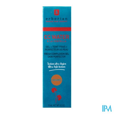 vignette Erborian Cc Water Gel Teint Frais Perfecteur De Peau Caramel 15ml