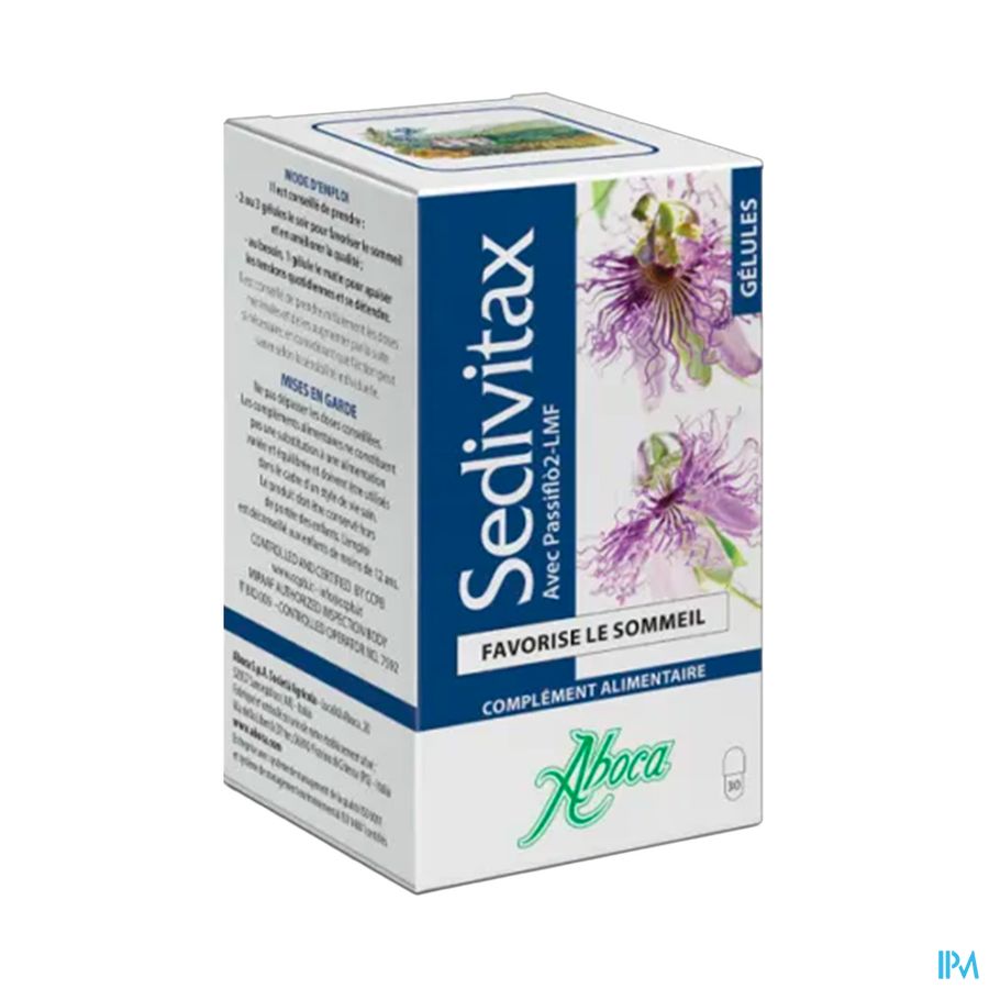 vignette Aboca Sedivitax Favoriser Sommeil Gelule 50