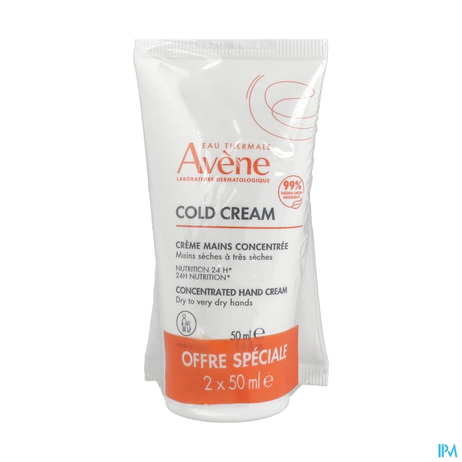 vignette AVENE COLD CREAM 2X50ML