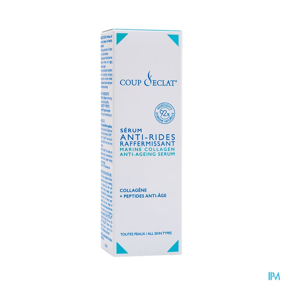 produit Coup D'eclat Serum Antirides Raffermissant 30ml