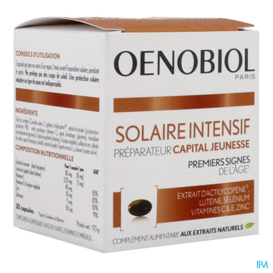 produit Oenobiol Sun Expert 3en1 Capsule 30