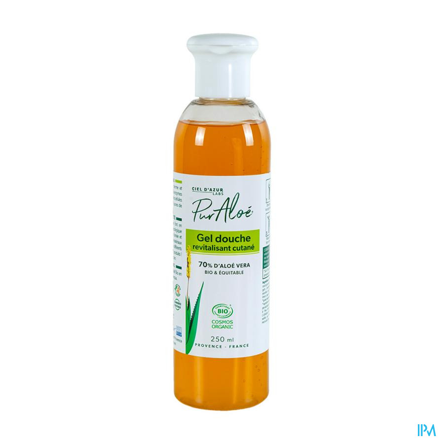 vignette Ciel Azur Puraloe Gel Douche Aloe Vera Bio 250ml