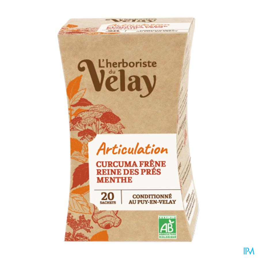 produit PAGES INFUSION BIO ARTICULATIO 20 SACHETS