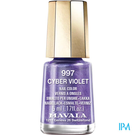 vignette Mavala Vernis A Ongles Mini Color&#039;s Cyber Violet 5ml