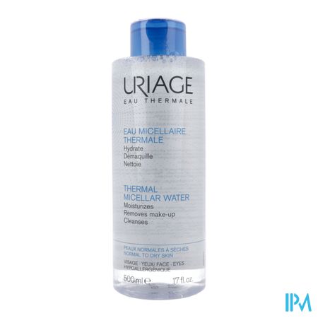 vignette Uriage Eau Micellaire Thermale Peaux Normales A Seches 500ml