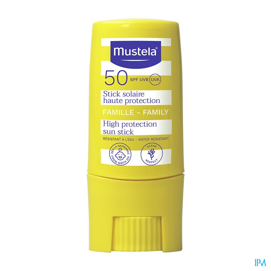 vignette MUSTELA STICK SOLAIRE SPF50 9ML