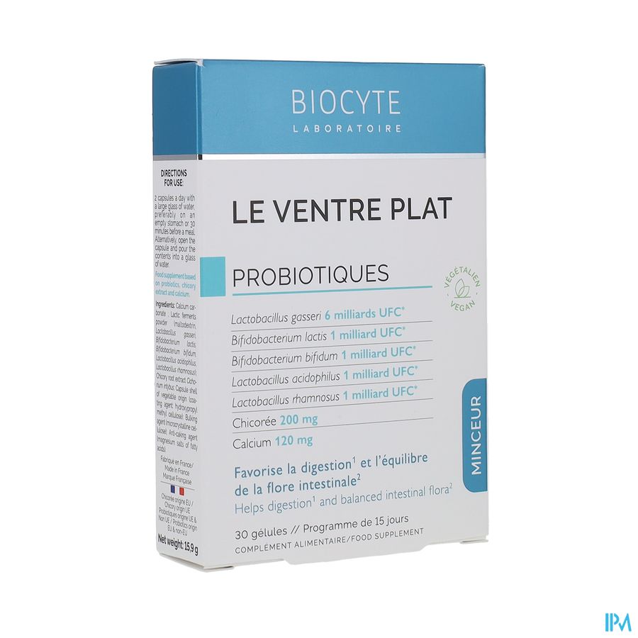 produit BIOCYTE LE VENTRE PLAT 30 GELULES