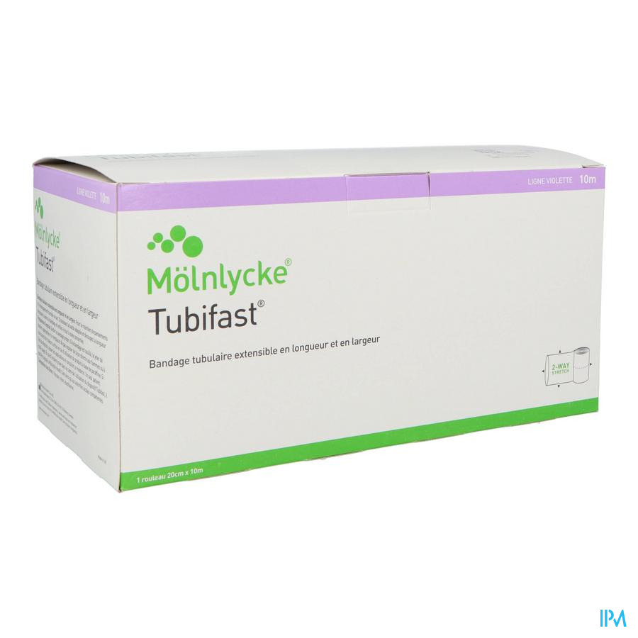 produit Tubifast 2way Stretch Band Tubul 10m X 20cm Violet