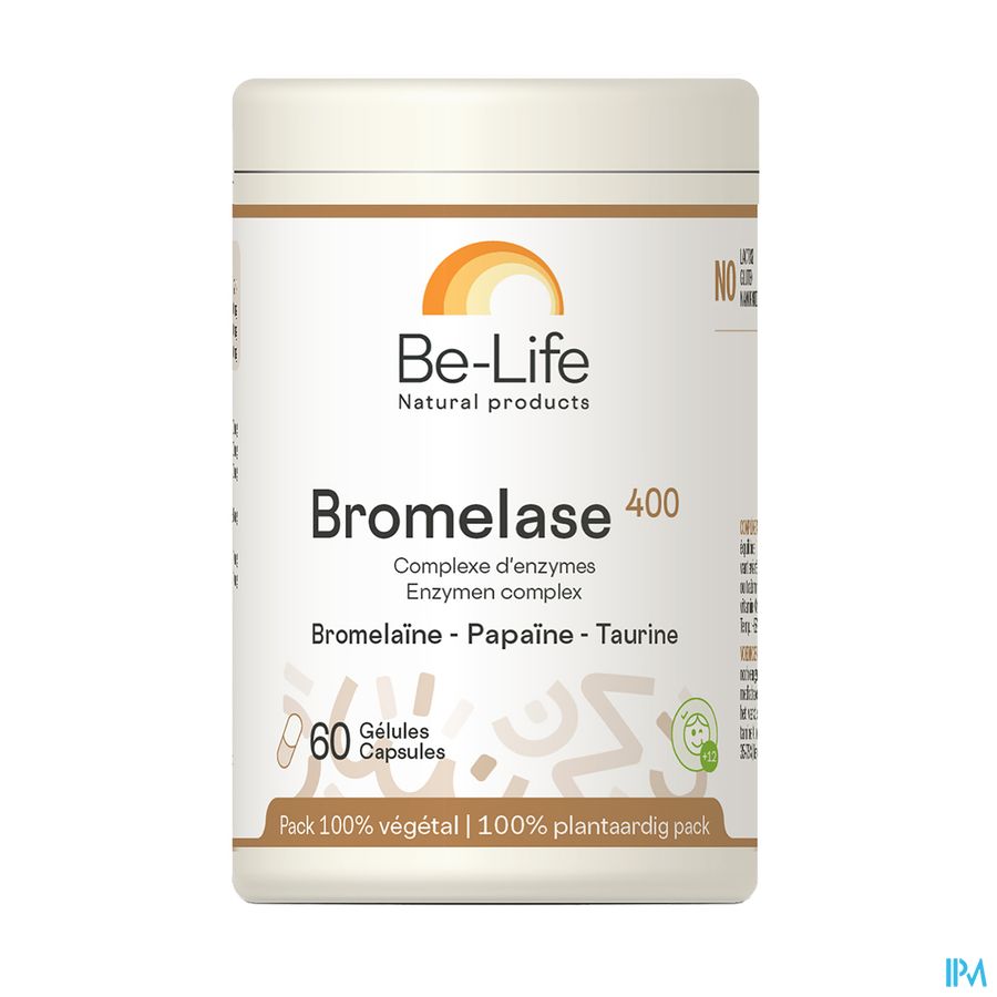 produit BE-LIFE BROMELASE 400 60 GEL