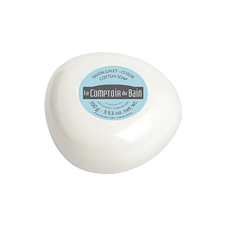 produit Le Comptoir Du Bain Savon Galet Surgras Coton 100g