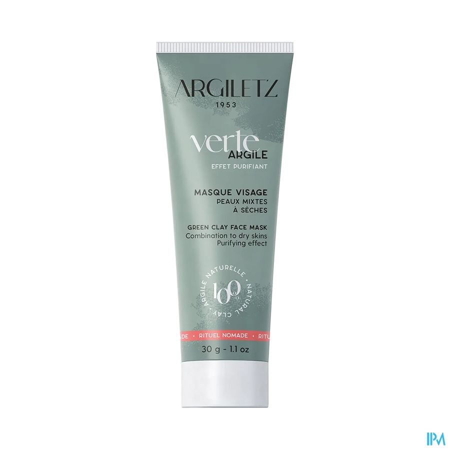 produit ARGILETZ MINI MASQUE ARGILE VERTE 30G