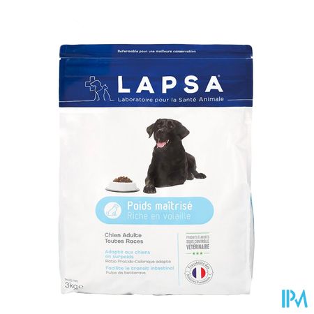 vignette LAPSA CHIEN ADUL STERIL LIGHT TTE RACE3KG