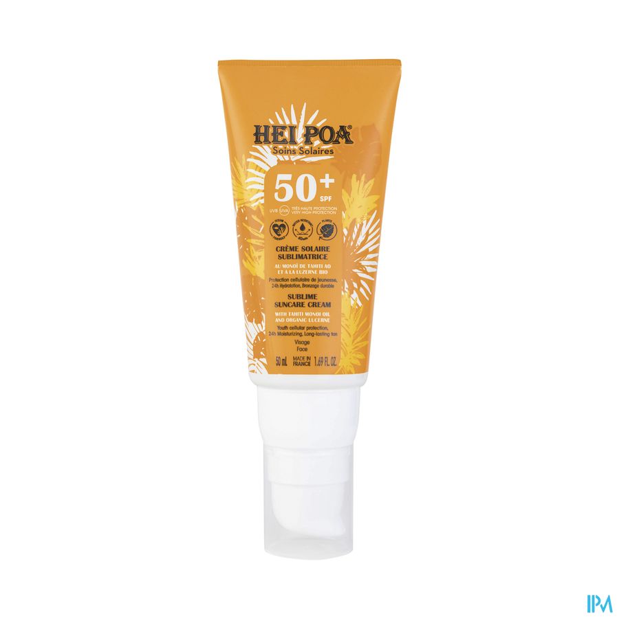 produit Hei Poa Creme Solaire Sublimante Spf50+ 50ml