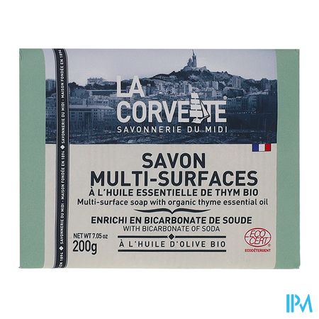 vignette La Corvette Savon Multi Surface Thym Bio 200g