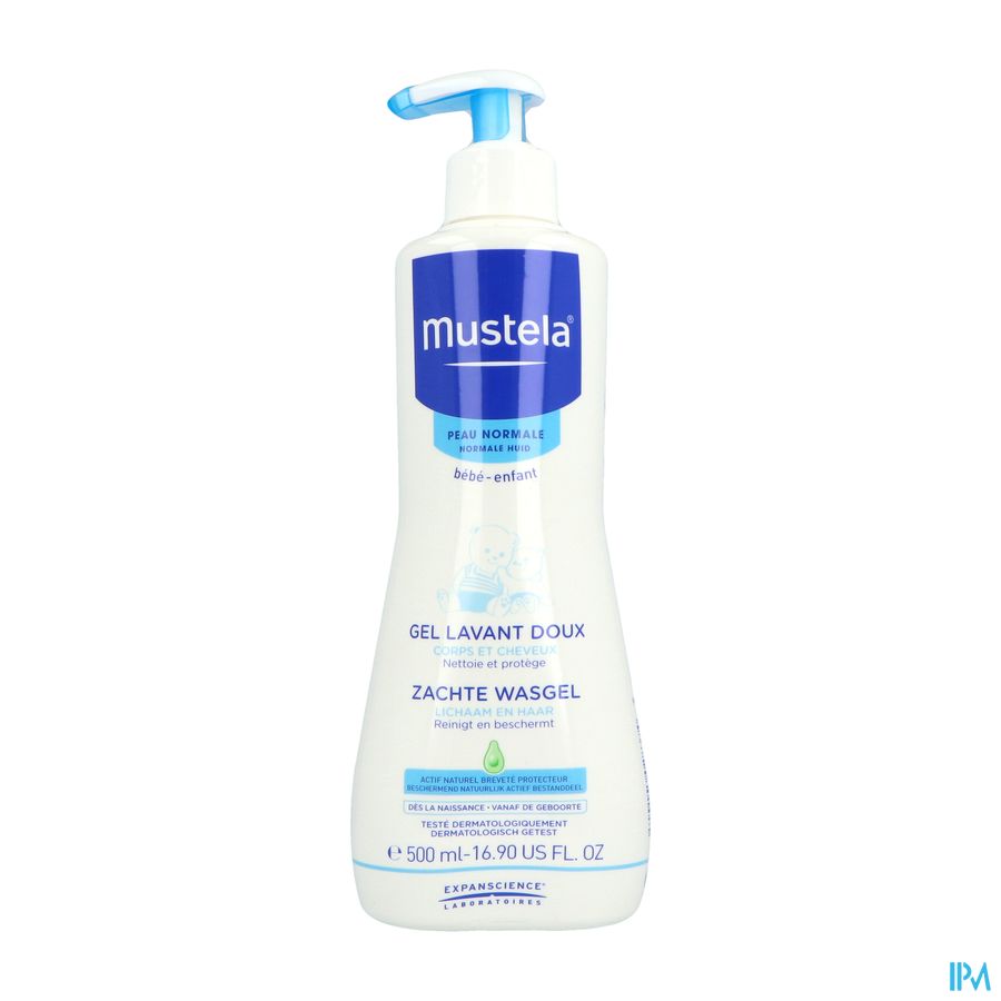 vignette Mustela Pn Gel Lavant Doux 500ml
