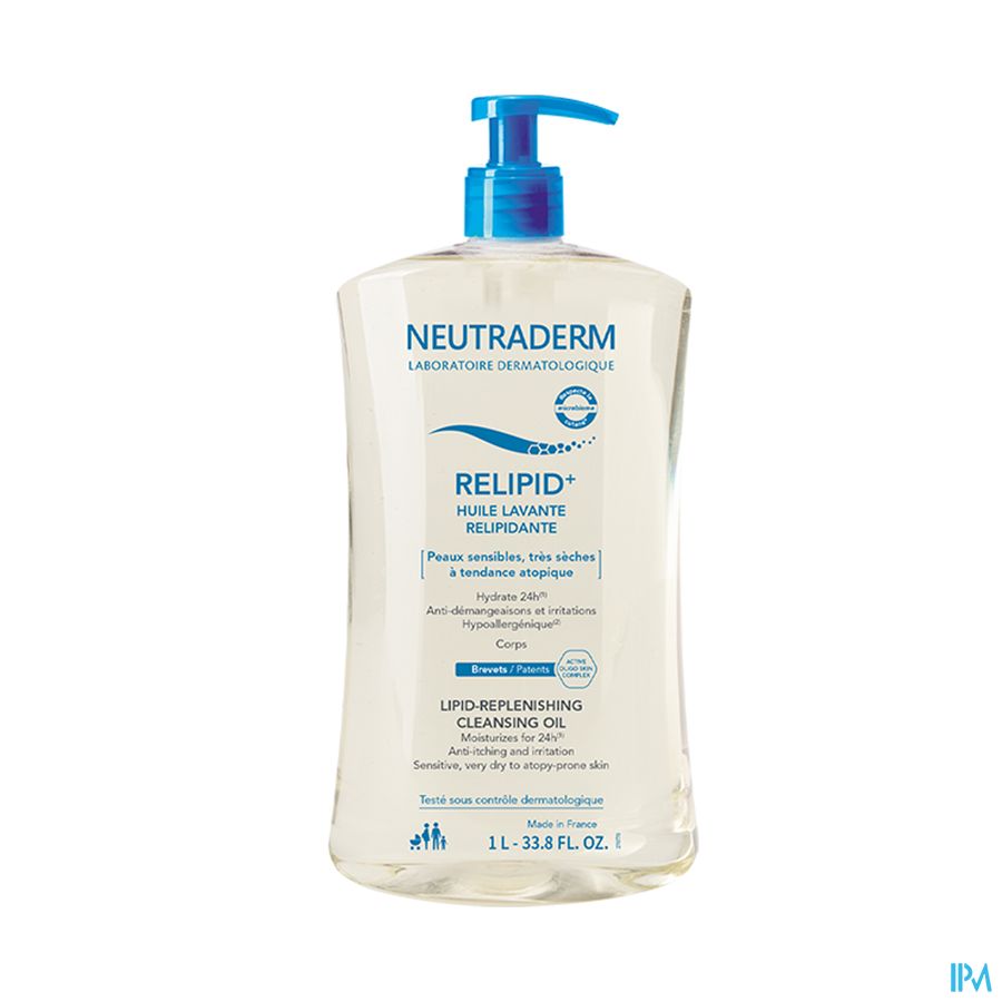 produit NEUTRADERM RELIPID+ HLE LAV RELIPIDA 1L