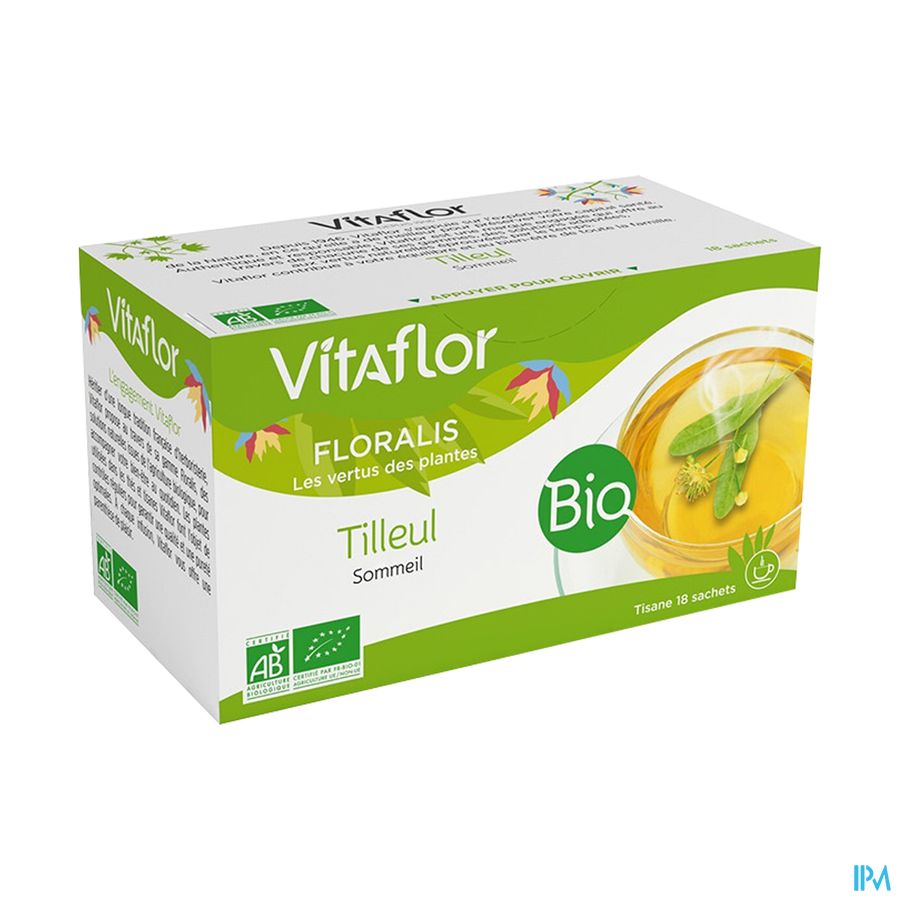 produit VITAFLOR BIO TIS TILLEUL SACH18
