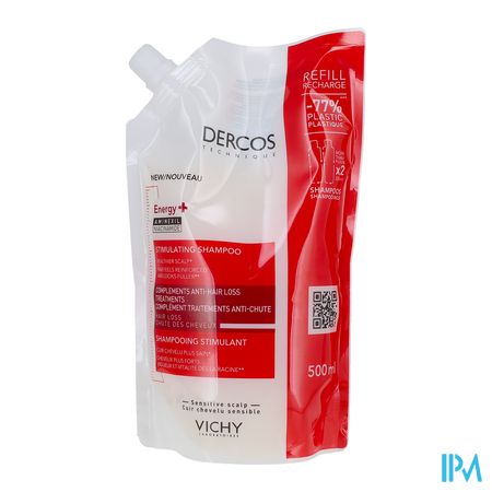 vignette Vichy Dercos Shampooing Stimulant Energy+ Eco Recharge 500ml