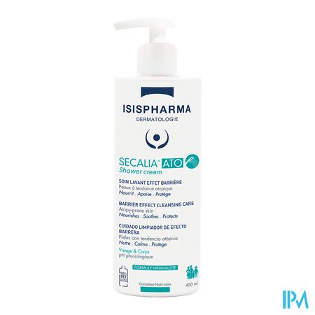 vignette Isispharma Secalia Ato Shower Cream Soin Lavant Effet Barriere 400ml