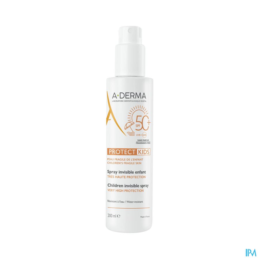vignette A-DERMA PROTECT KIDS 50+ SPR 200ML